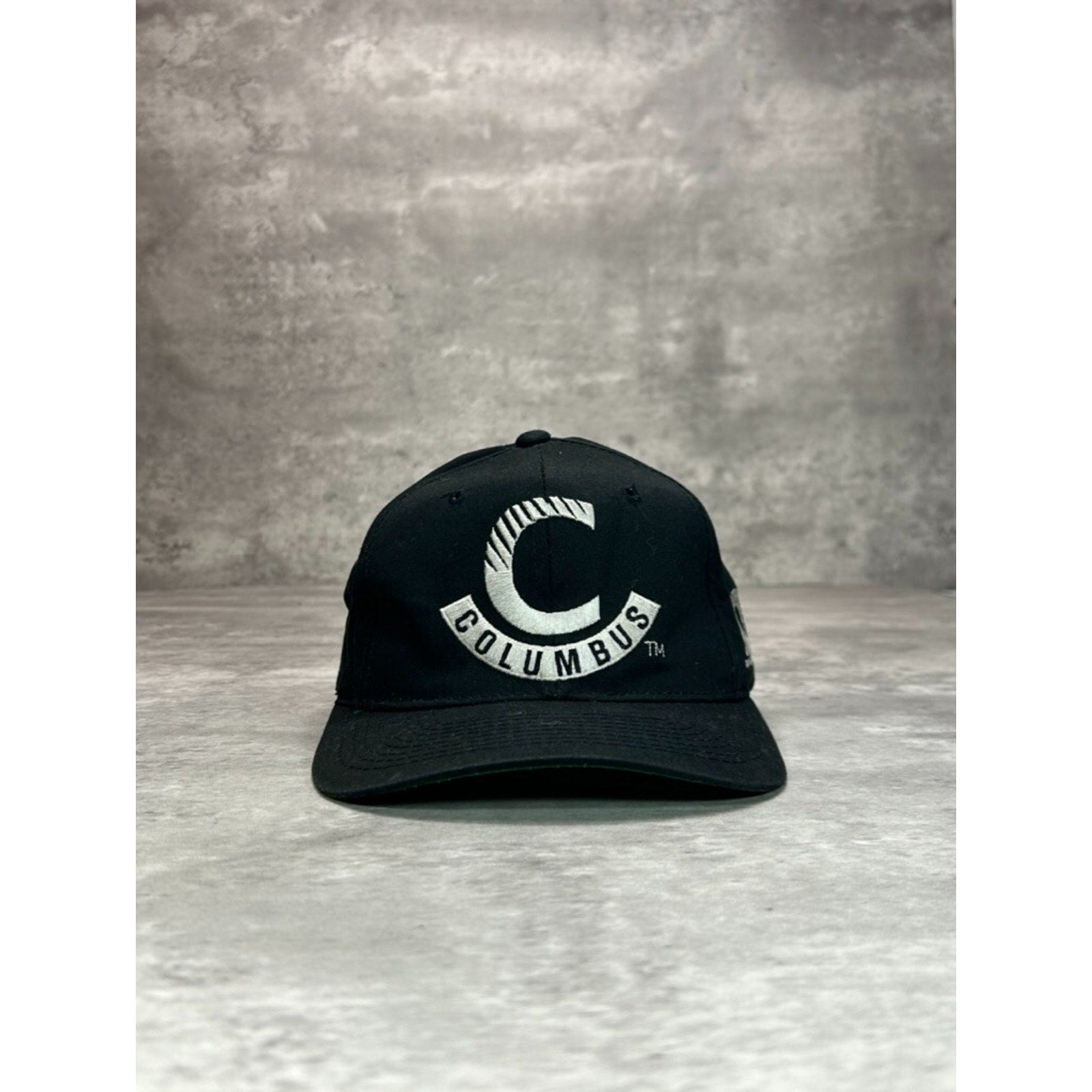 Vintage 90s Columbus Chill ECHL Embroidered Logo Hockey Snapback Hat OSFA