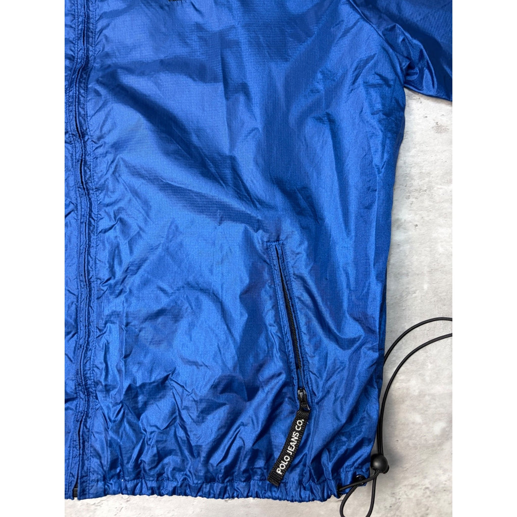 Vintage Polo Ralph Lauren Embroidered Logo Full Zip Windbreaker Jacket Size XL