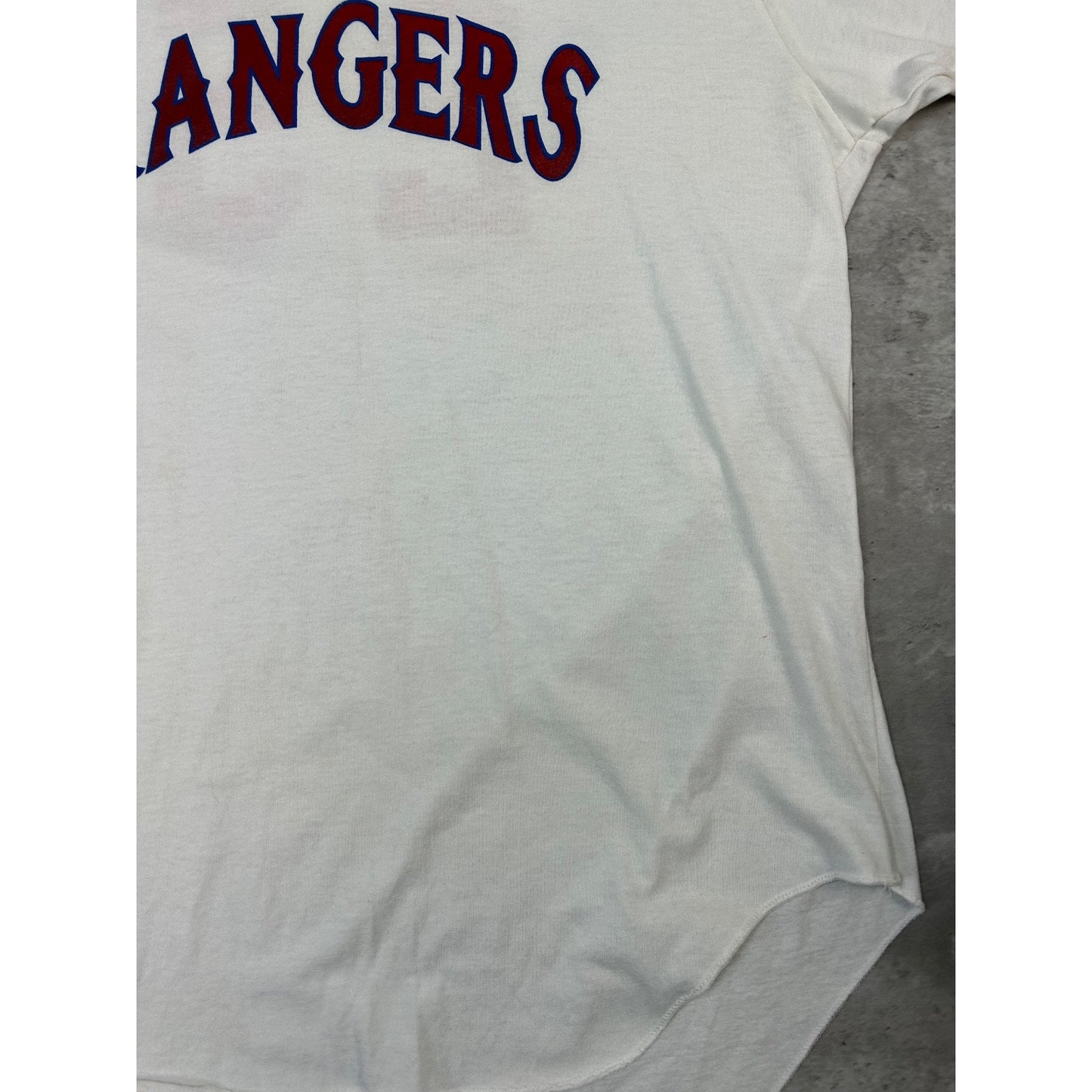 Vintage 80s Buddy Bell #25 Texas Rangers MLB Rawlings Jersey Size XL