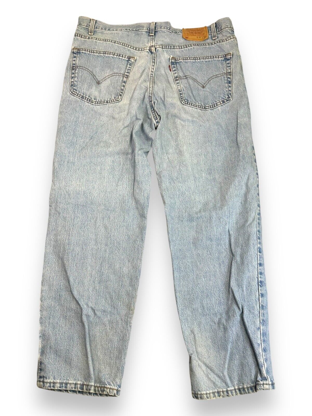 Vintage 90s Levis 550 Red Tab Light Wash Denim Pants Size 40