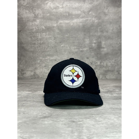 VTG 90s Pittsburgh Steelers NFL Sports Specialties Plain Logo Snapback Hat OSFA