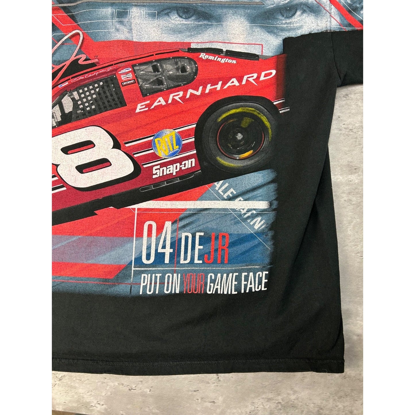 VTG Dale earnhardt Jr #8 Nascar Budweiser Racing All Over Print T-Shirt Size XL