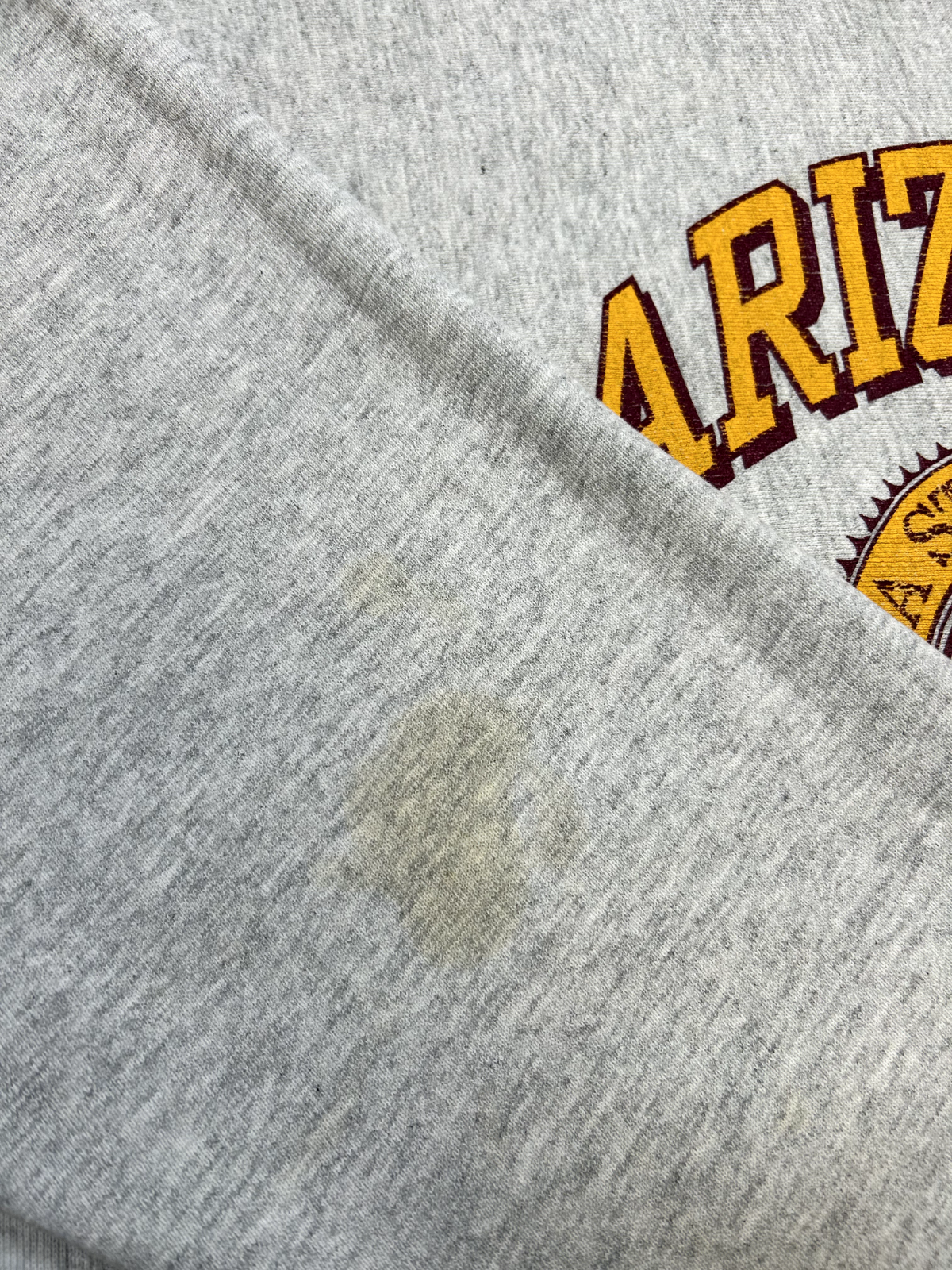 Vintage Arizona State Sun Devils Arc Spell Out NCAA Sweatshirt Size XL