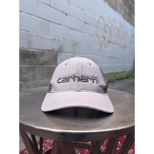 Carhartt Embroidered Logo Mesh Panel Workwear Snapback Hat OSFA