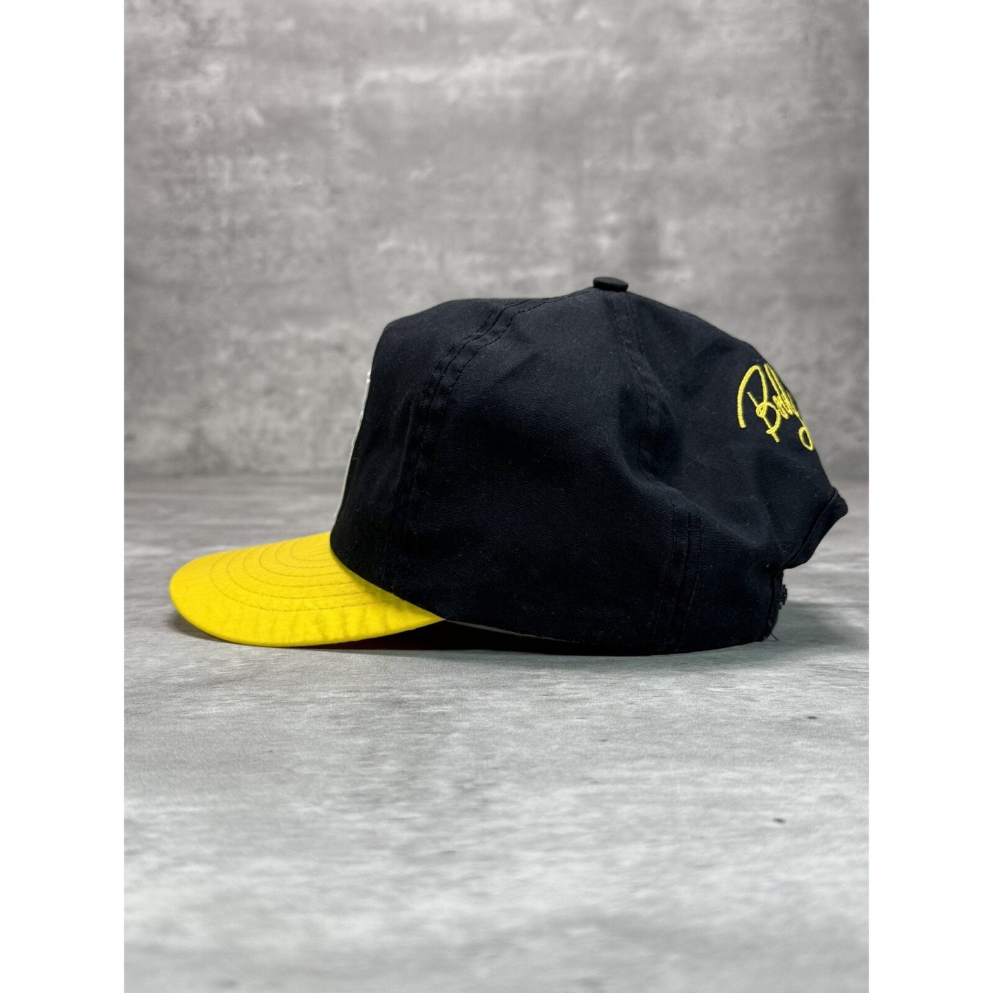 Vintage DeWalt Racing Team NASCAR Embroidered Flag Snapback Hat OSFA