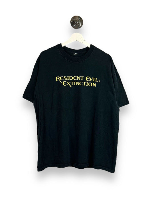 2007 Resident Evil Extinction Video Game Promo Spell Out T-Shirt Size Large