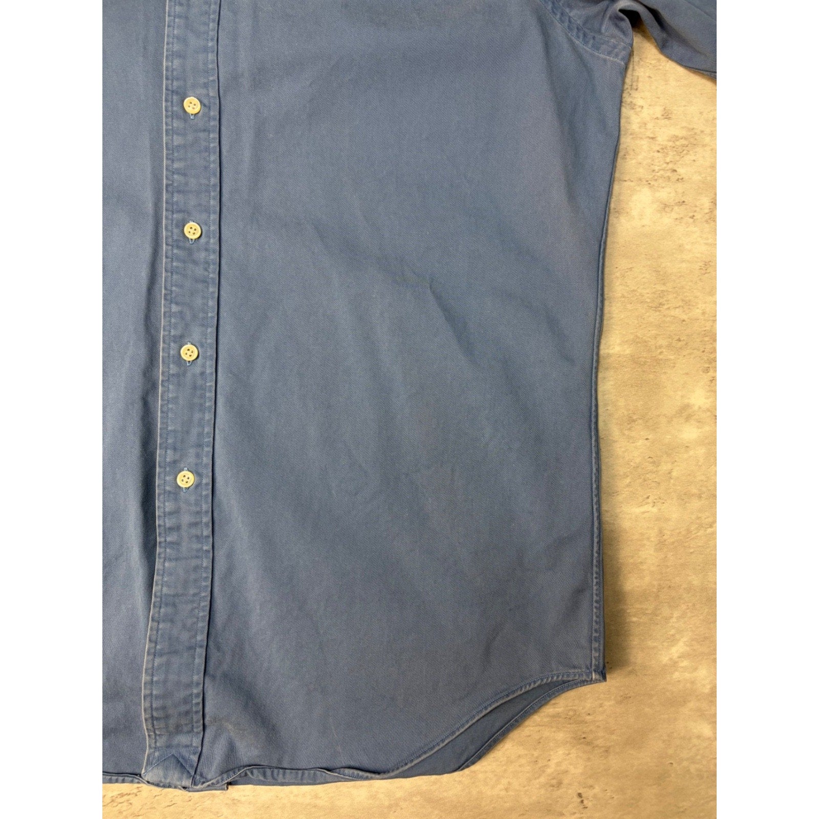 Vintage Polo Ralph Lauren Embroidered Pony Long Sleeve Button Up Shirt Sz Small