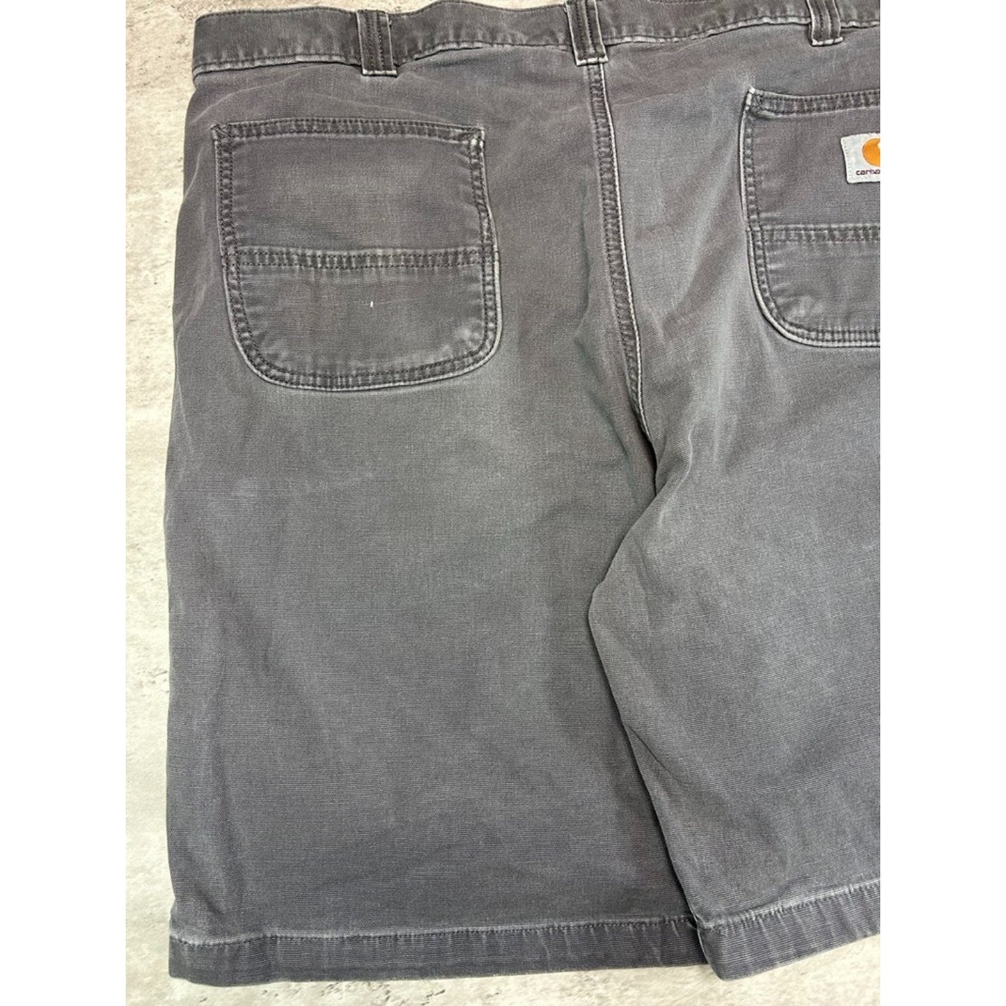 Carhartt Relaxed Fit Canvas Workwear Five Pocket Shorts Size 42 Gray