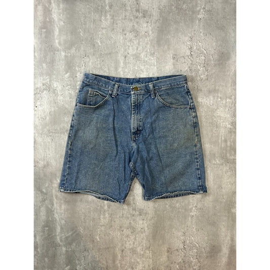 Vintage Wrangler Authentic Jean Medium Wash Denim Shorts Size 34