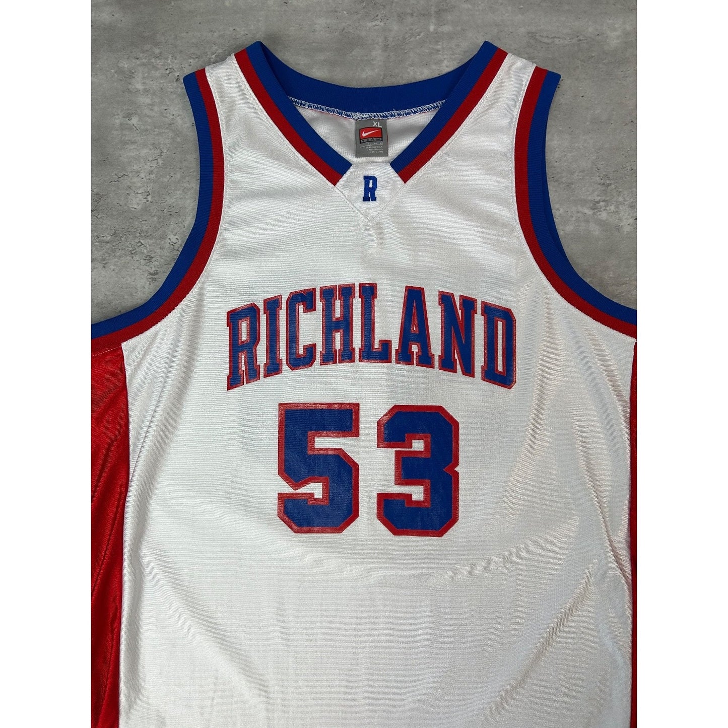 Vintage 90s Highland #53 Collegiate Nike Basketball Jersey Size XL