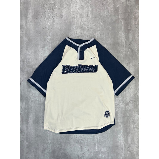 Vintage 2000s New York Yankees MLB Stitched Nike Baseball Jersey Size Large