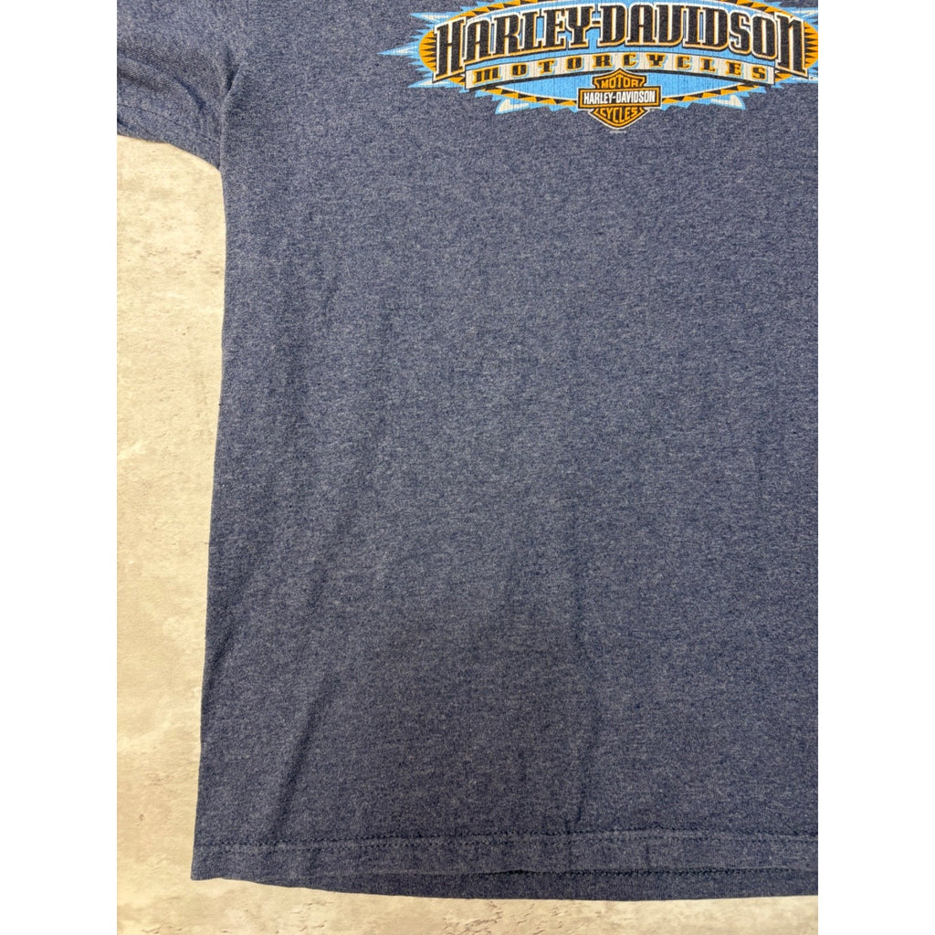Vintage 2005 Harley Davidson Graphic Spellout T-Shirt Size Medium