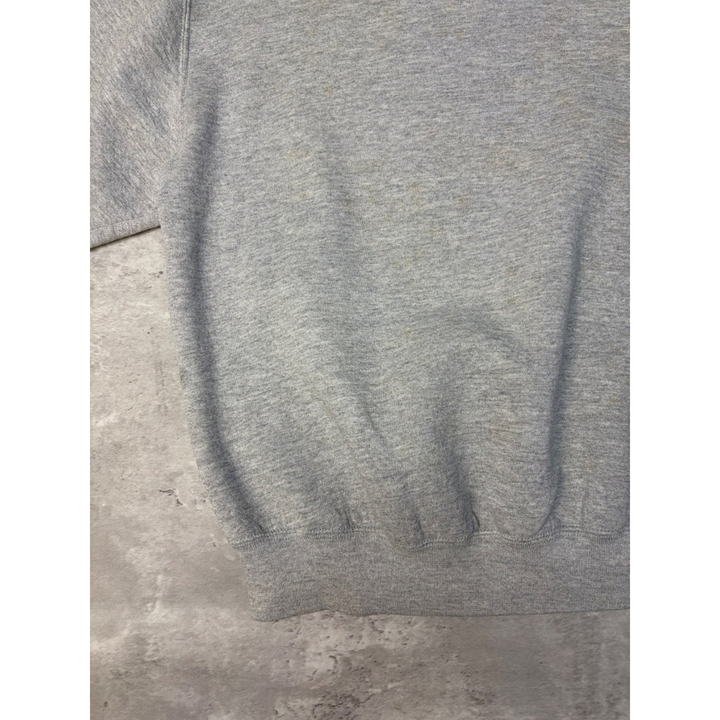 Vintage Illinois Fighting Illini NCAA Arc Spellout Graphic Sweatshirt Size Large