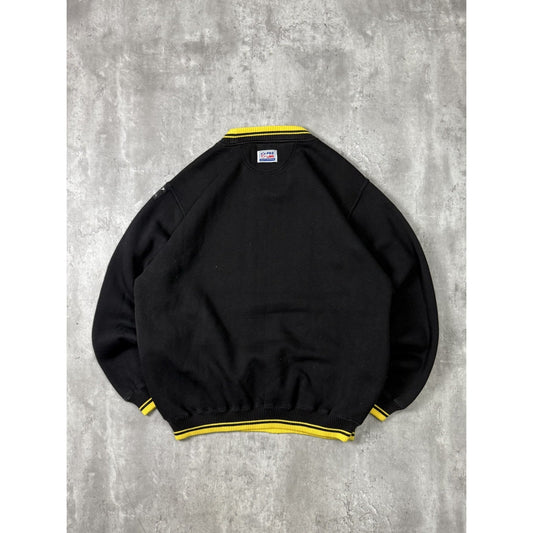 Vintage 90s Pittsburgh Steelers NFL Embroidered Spellout Sweatshirt Size XL