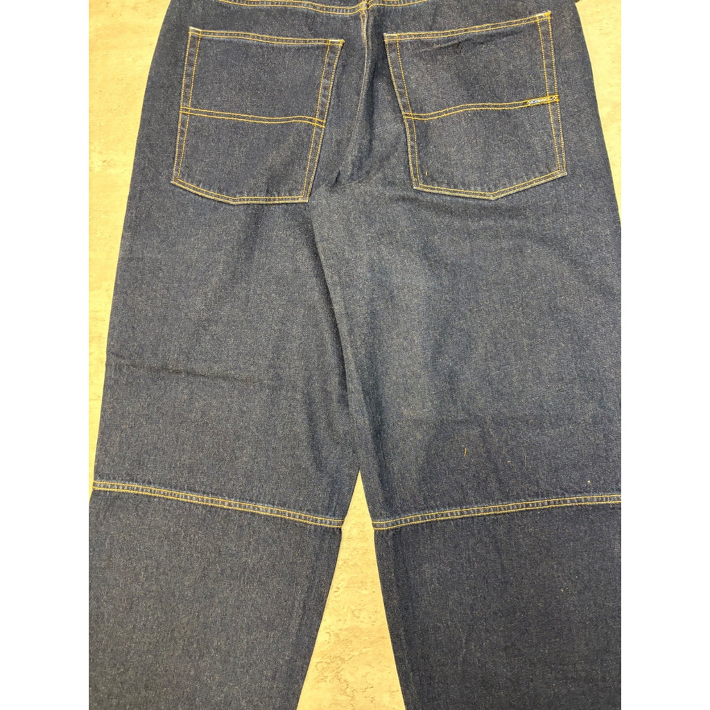 Vintage Y2K Icewear Contrast Stitched Dark Wash Denim Pants Size 36x34