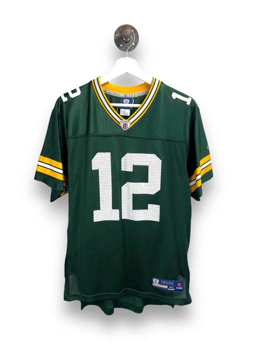 Aaron Rodgers #12 Green Bay Packers NFL Reebok Football Jersey Size XL YOUTH