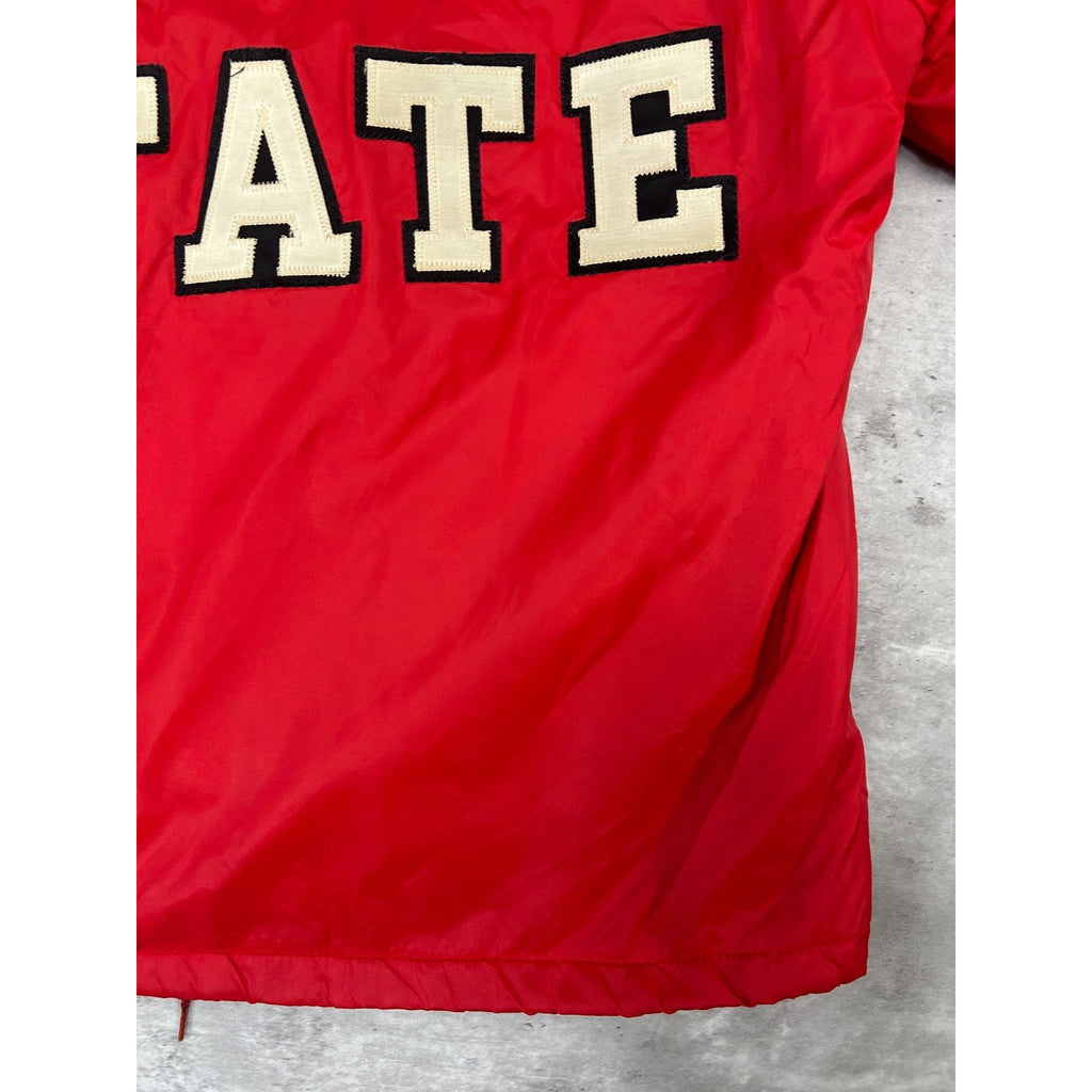 Vintage 70s/80s Ohio State Buckeyes NCAA Fleece Lined Coaches Jacket Size XL