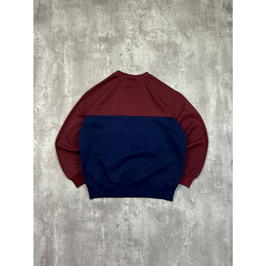 Vintage 80s Womens Adidas Graphic Trefoil Crewneck Sweatshirt Size Small