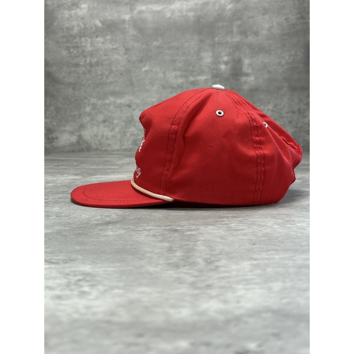 Vintage 90s Super Valu Golf Outing Embroidered Spellout Snapback Hat OSFA