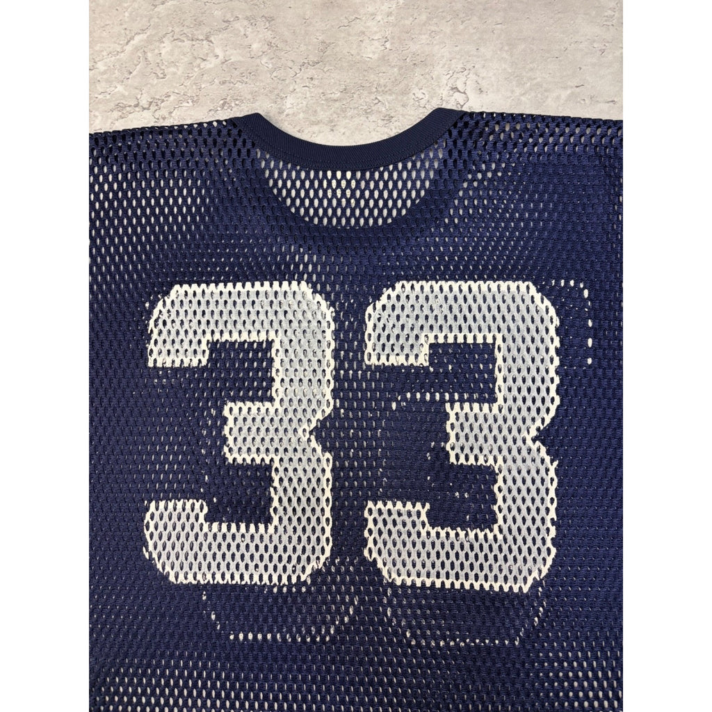 Vintage 80s/90s Tony Dorsett #33 Dallas Cowboys NFL Mesh Cropped Jersey Sz Large