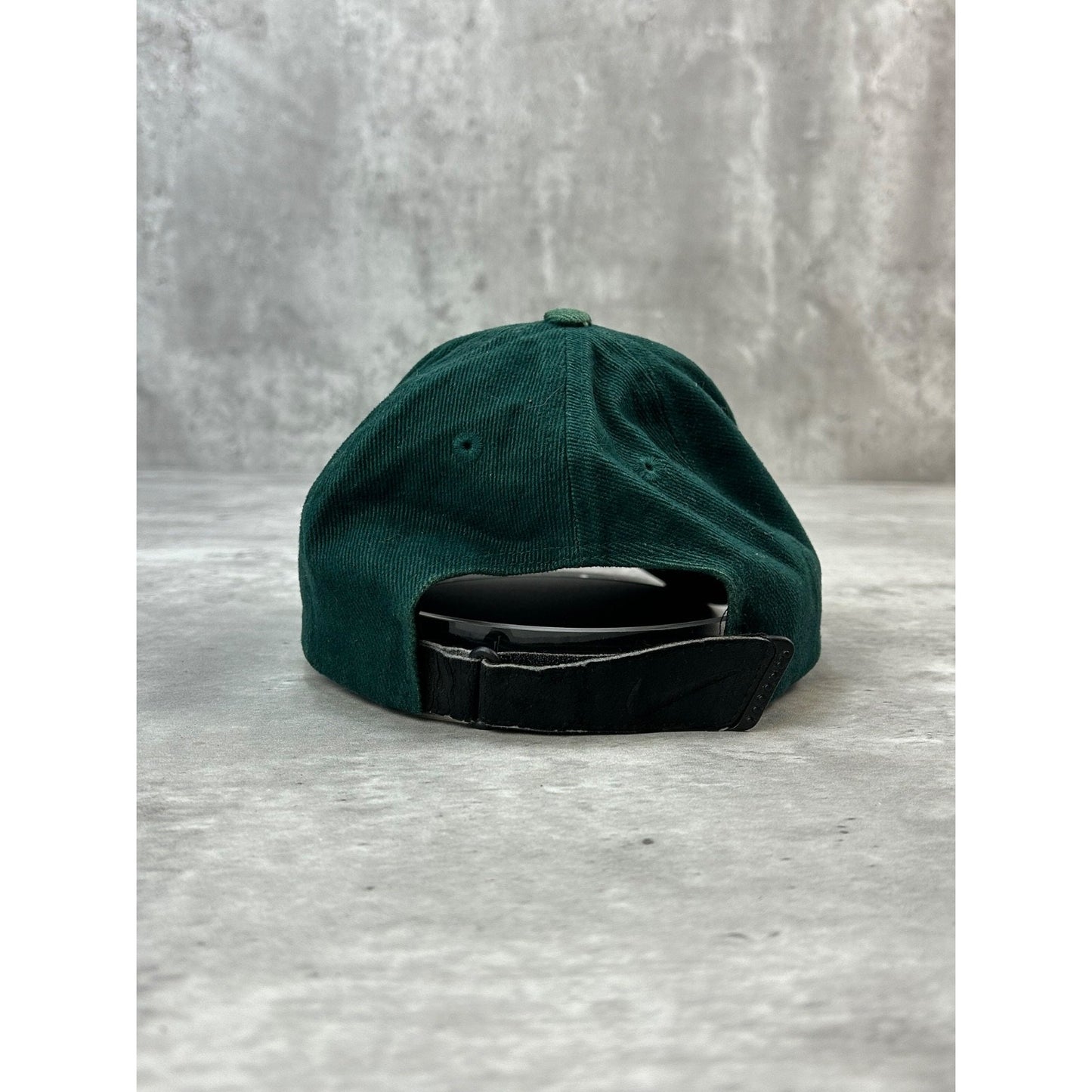 Vintage 90s Nike Gel Swoosh Strapback Hat OSFA Forest Green