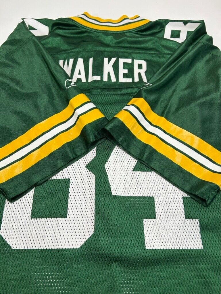 Vintage Javon Walker #84 Green Bay Packer NFL Reebok Football Jersey Size Medium