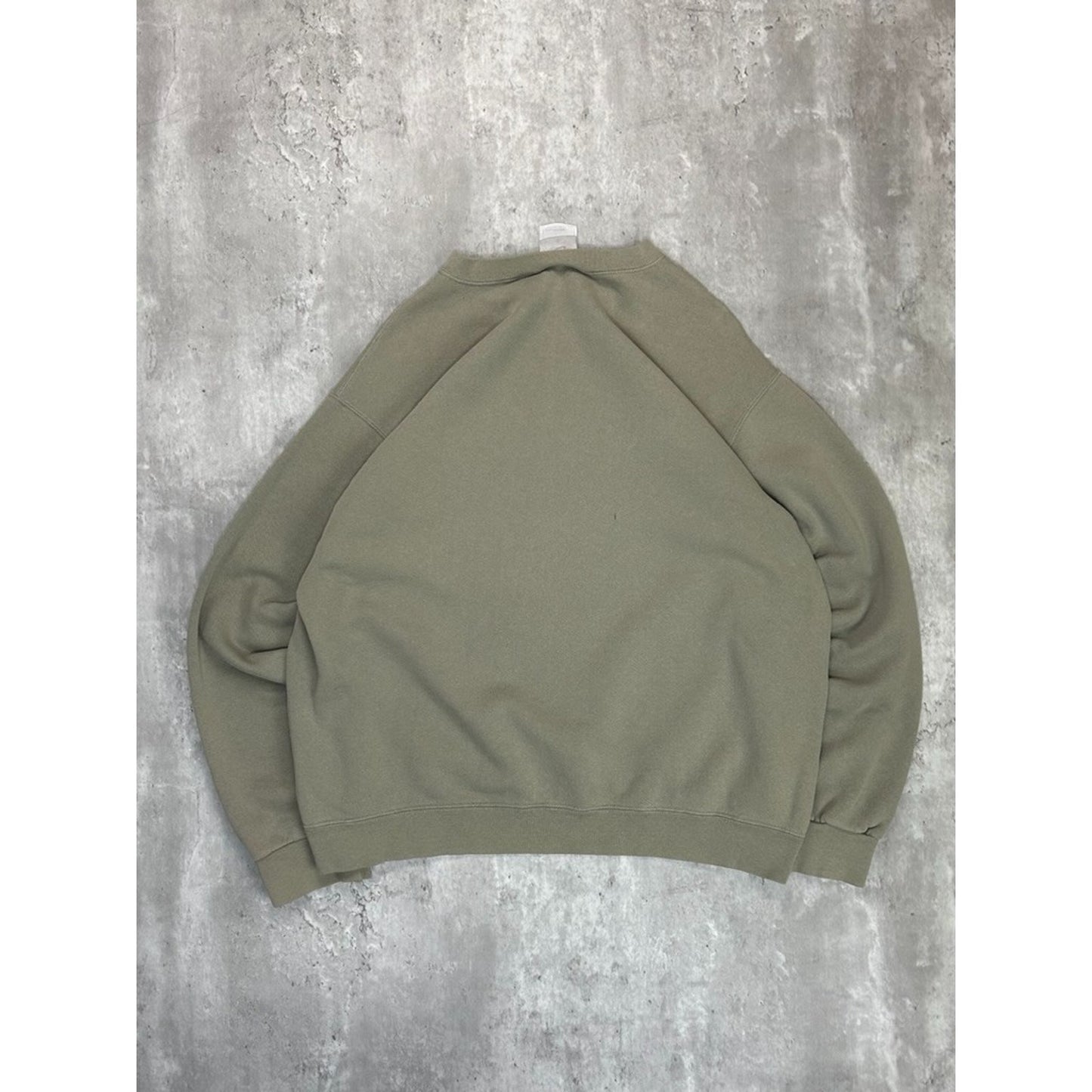 Vintage 2000s Nike Embroidered Mini Swoosh Earth Tone Sweatshirt Size Large