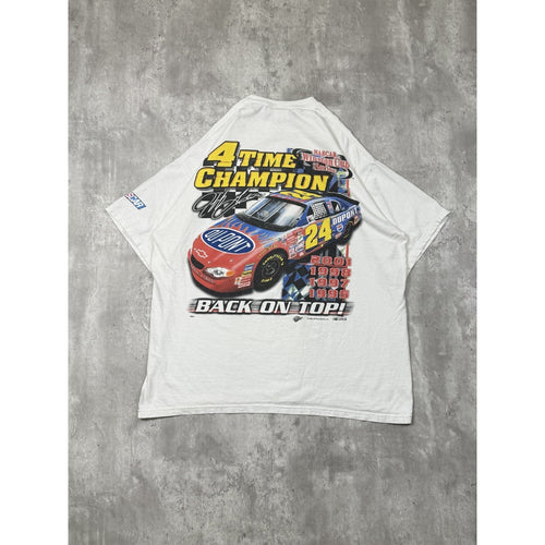 Vintage 2002 Jeff Gordon #24 Nascar 4 Time Champ Graphic T-Shirt Size Large