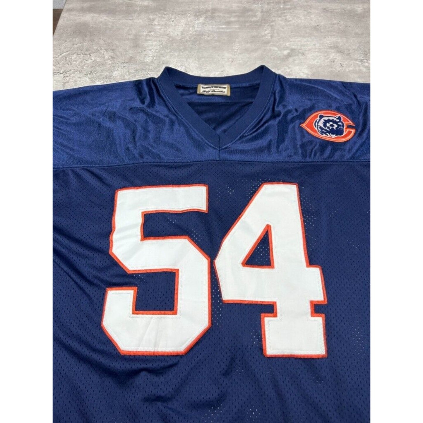 Vintage Brian Urlacher #54 Chicago Bears NFL Jeff Hamilton Jersey Size 2XL