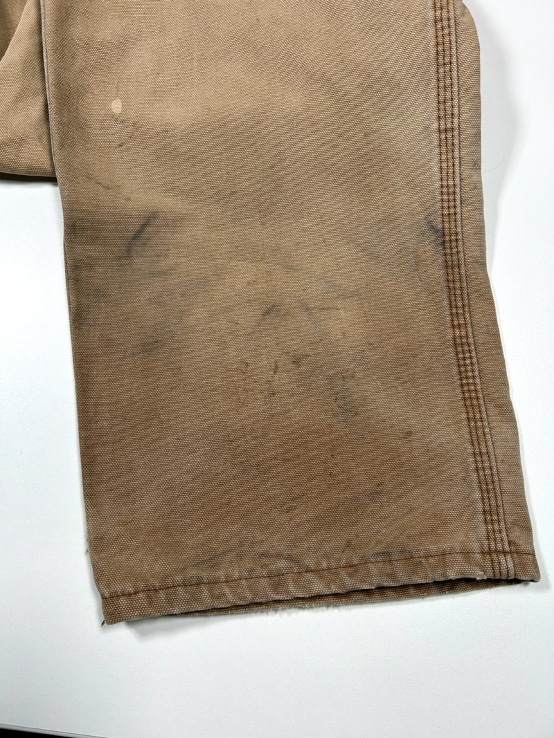 Vintage Dickies Canvas Workwear Carpenter Pants Size 38W Beige