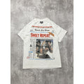 Vintage 1990 Detroit Pistons NBA Back To Back Champs Newspaper T-Shirt Sz Medium
