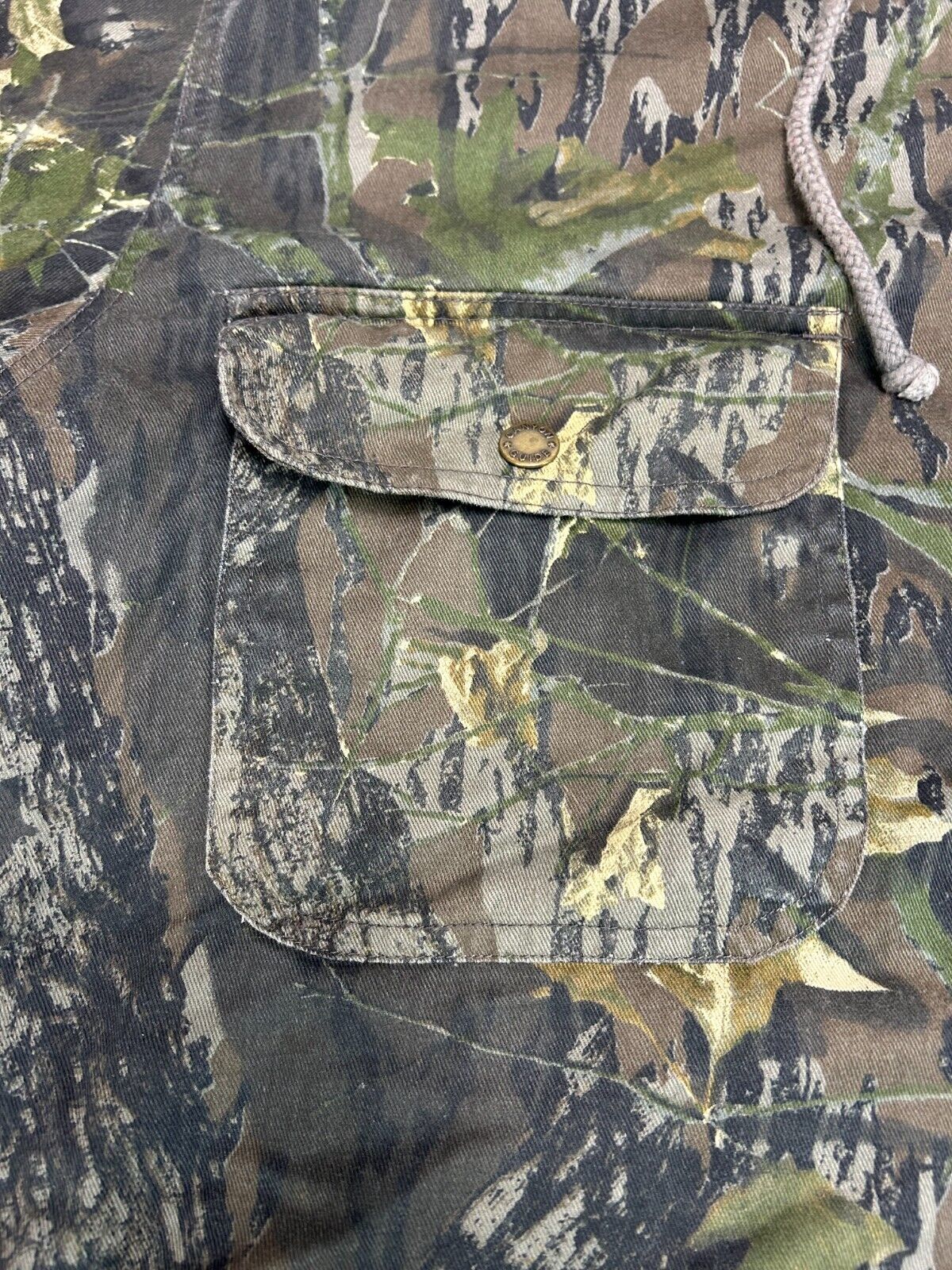 Canyon Guide Outfitters Tree Camo Insulated Full Zip Hunting Jacket Size XL