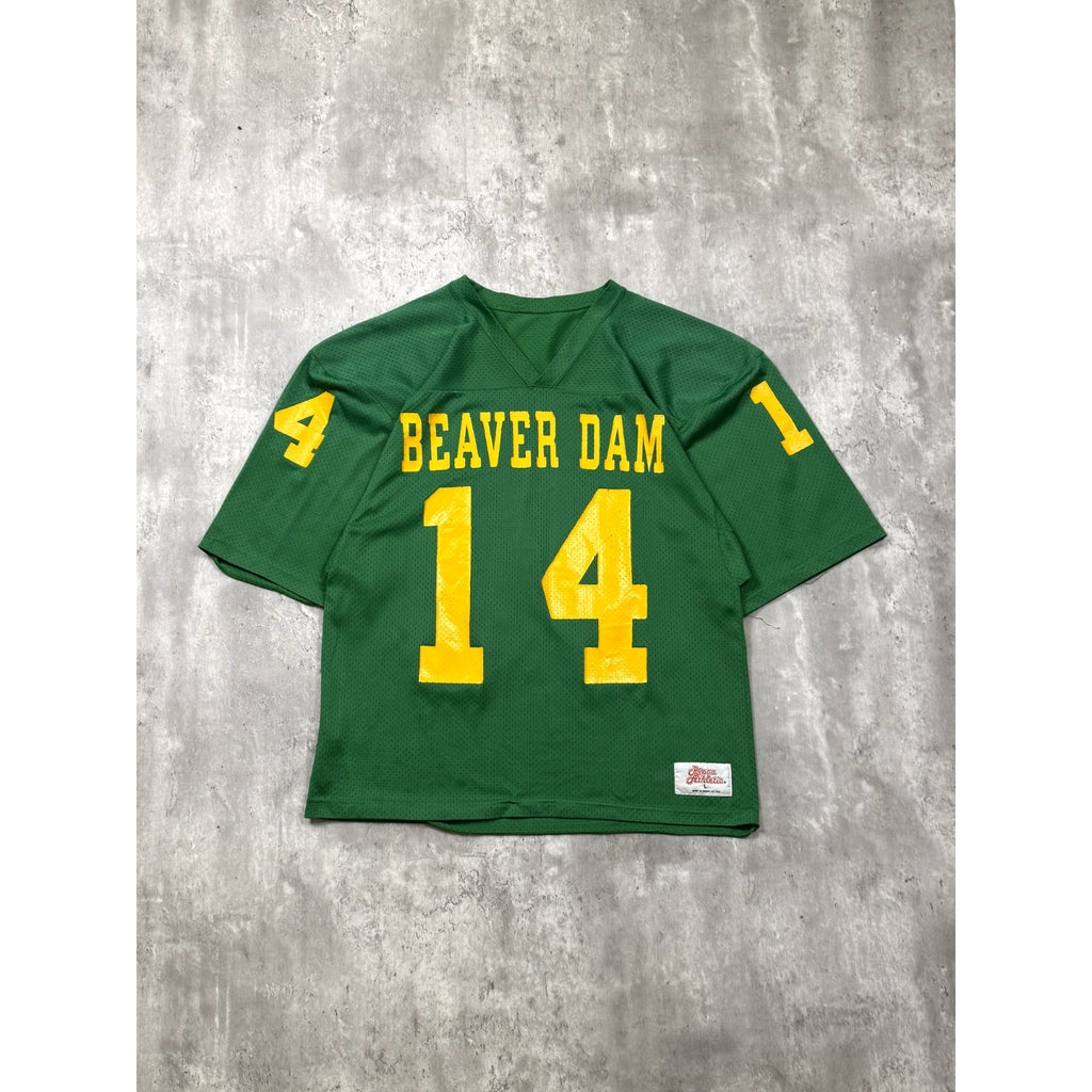 Vintage 80s/90s Beaver Dam #14 Football Jersey Size Large
