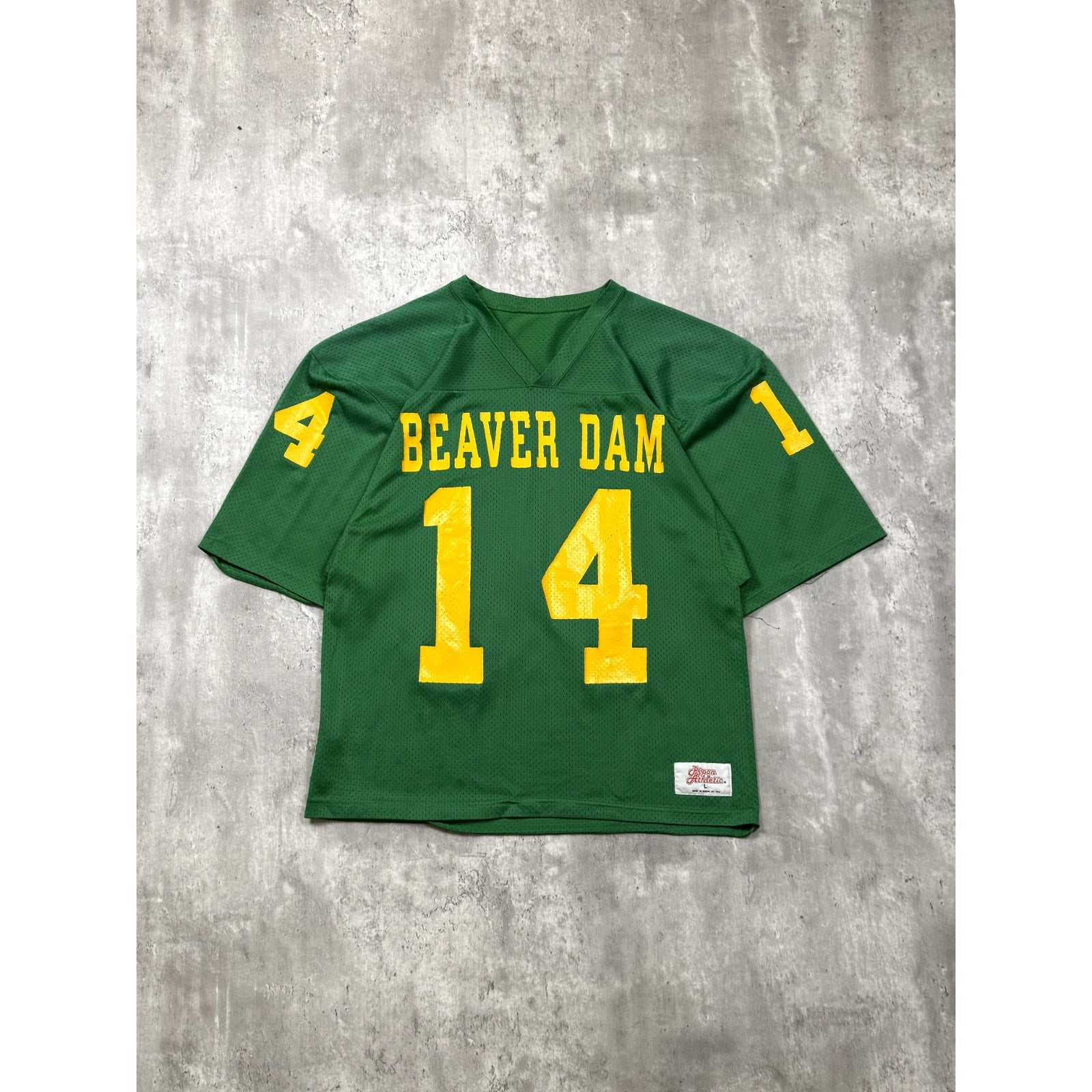 Vintage 80s/90s Beaver Dam #14 Football Jersey Size Large