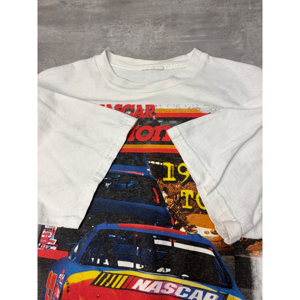Vintage 1999 Nascar Winston Cup Tour Racing Schedule Graphic T-Shirt Size XL