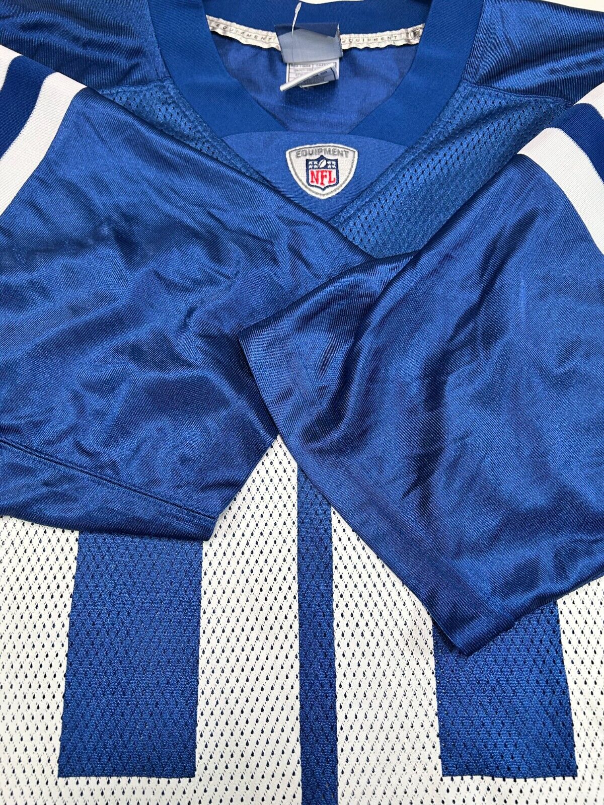 Vintage #00 Indianapolis Colts NFL Reebok Football Jersey Size XL Blue