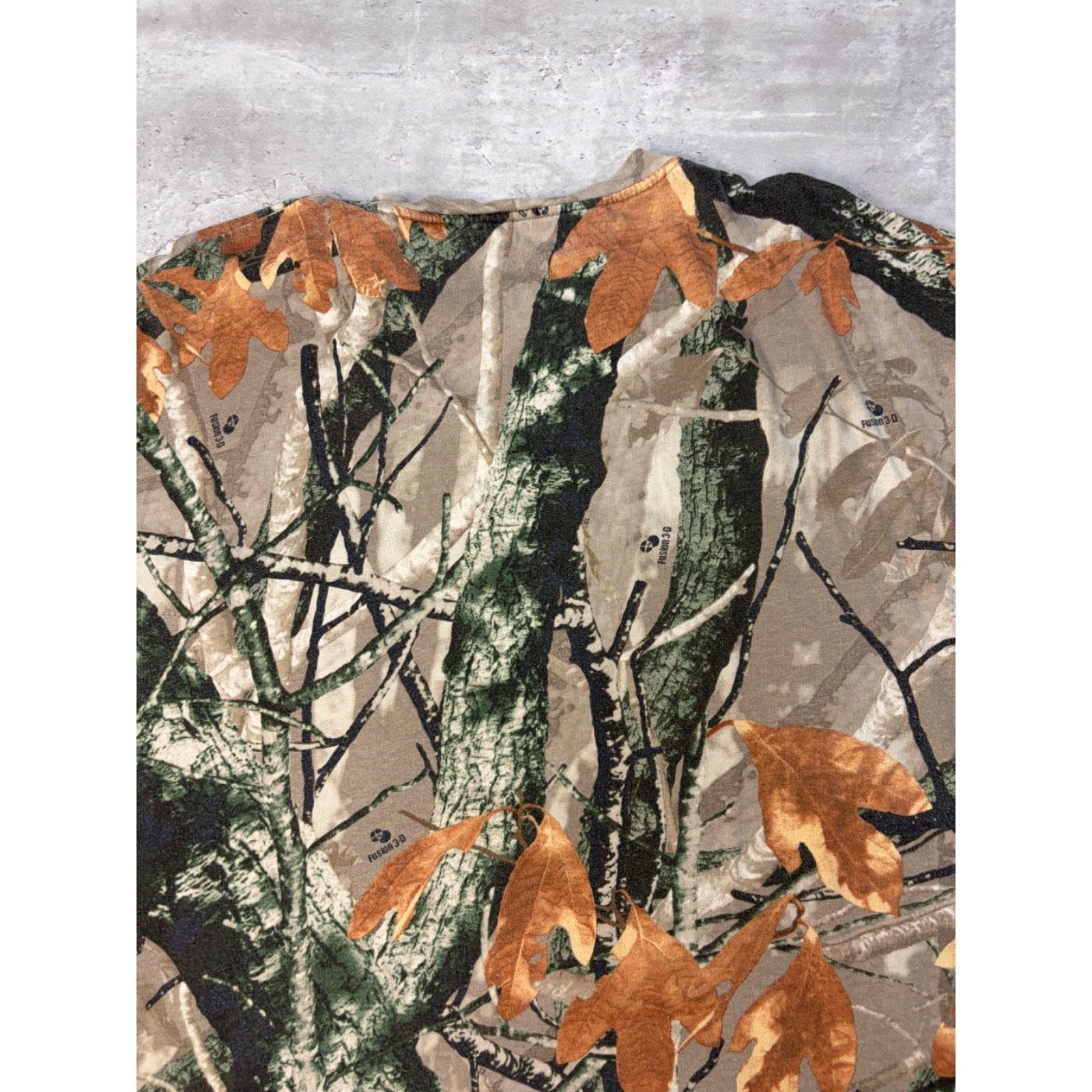 Vintage Outfiters Ridge Fusion 3D Hunting Camo Longsleeve T-Shirt Size 2XL