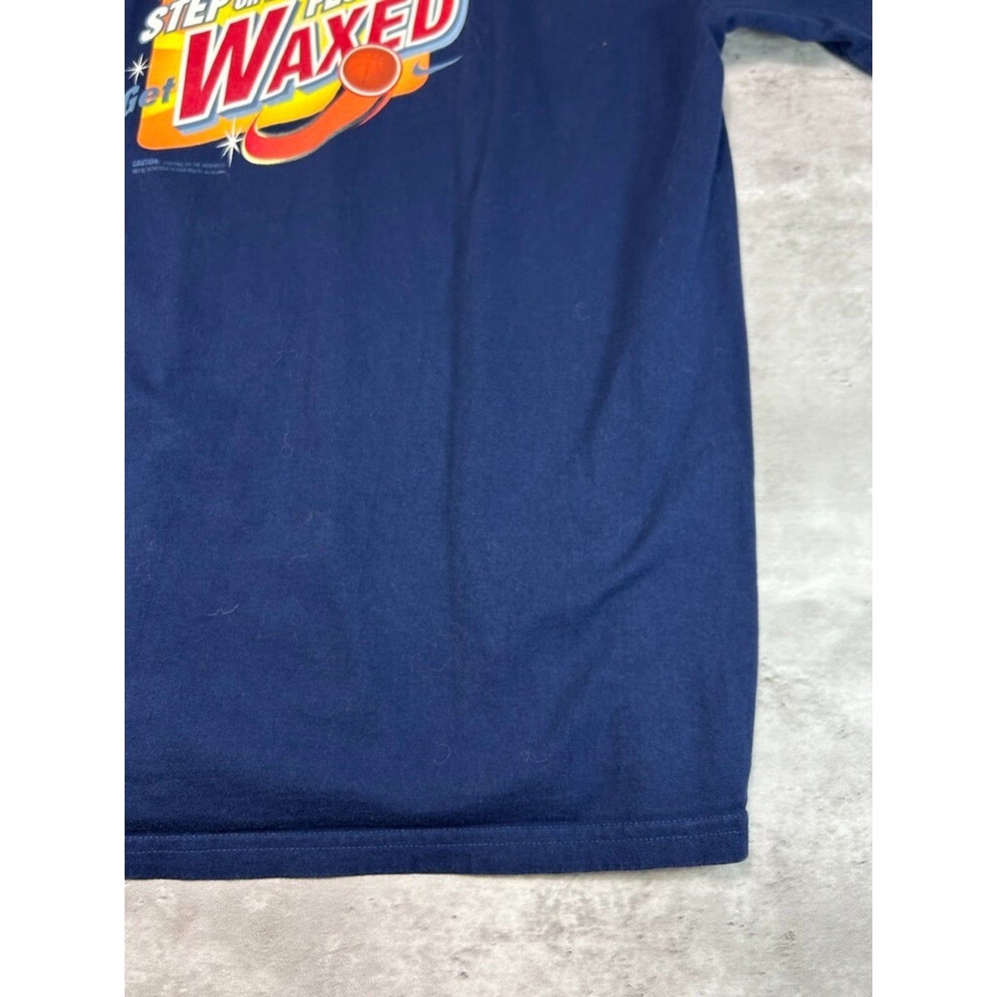 Vintage 90s Nike Womens Basketball She Keeps A Clean House T-Shirt Size XL Blue