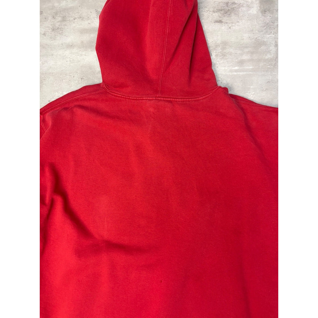 Vintage Y2K Quiksilver Embroidered Logo Spellout Hooded Sweatshirt Size Small