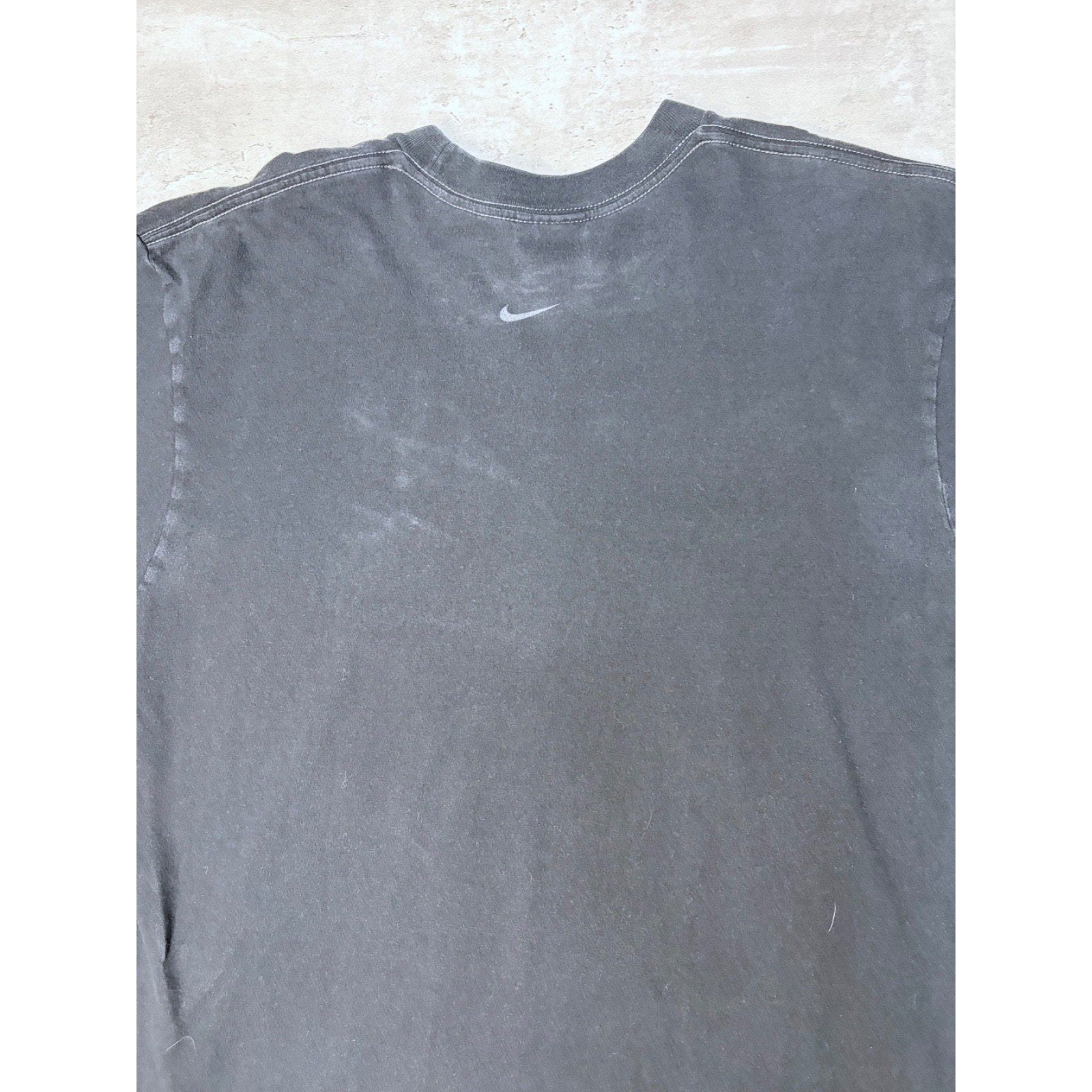 Vintage Y2K Nike Shox Spellout Logo Black Graphic T-Shirt Size XL