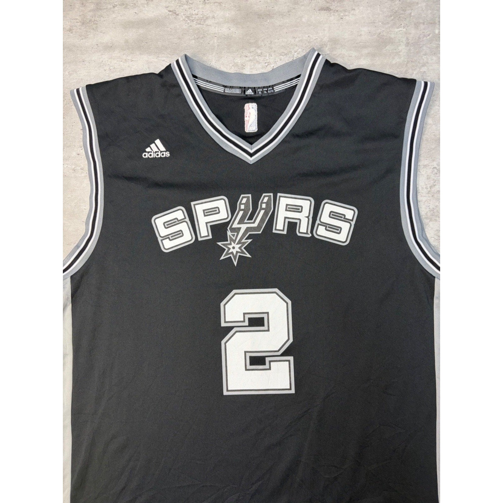 Vintage Kawhi Leonard #2 San Antonio Spurs NBA Adidas Basketball Jersey Size XL