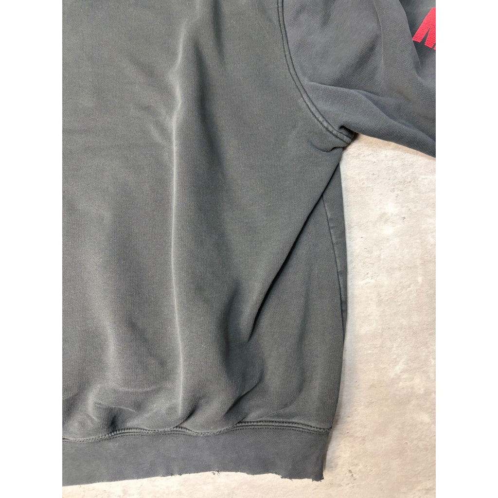 Vintage 2000s Nike Big Swoosh Graphic Hooded Sweatshirt Size Medium