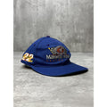 Vintage 90s Bobby Labonte Maxwell House Nascar Racing Snapback Hat YOUTH OSFA