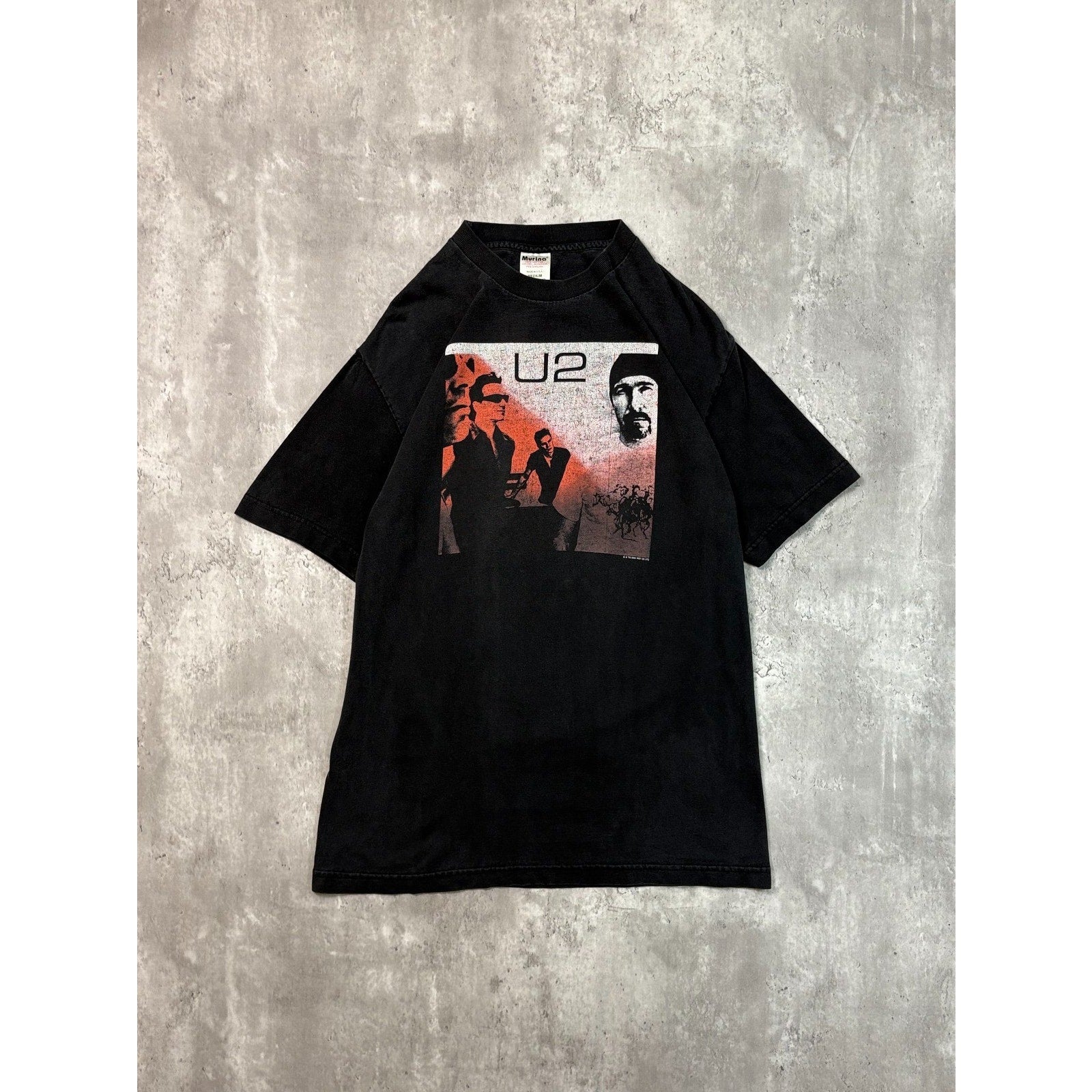 Vintage 2001 U2 The Goal Is Elavation Pop Rock Music Band T-Shirt Size Medium