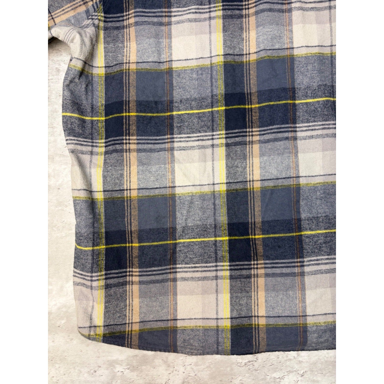 Carhartt Plaid Print Single Pocket Long Sleeve Workwear Button Up Shirt Size 2XL
