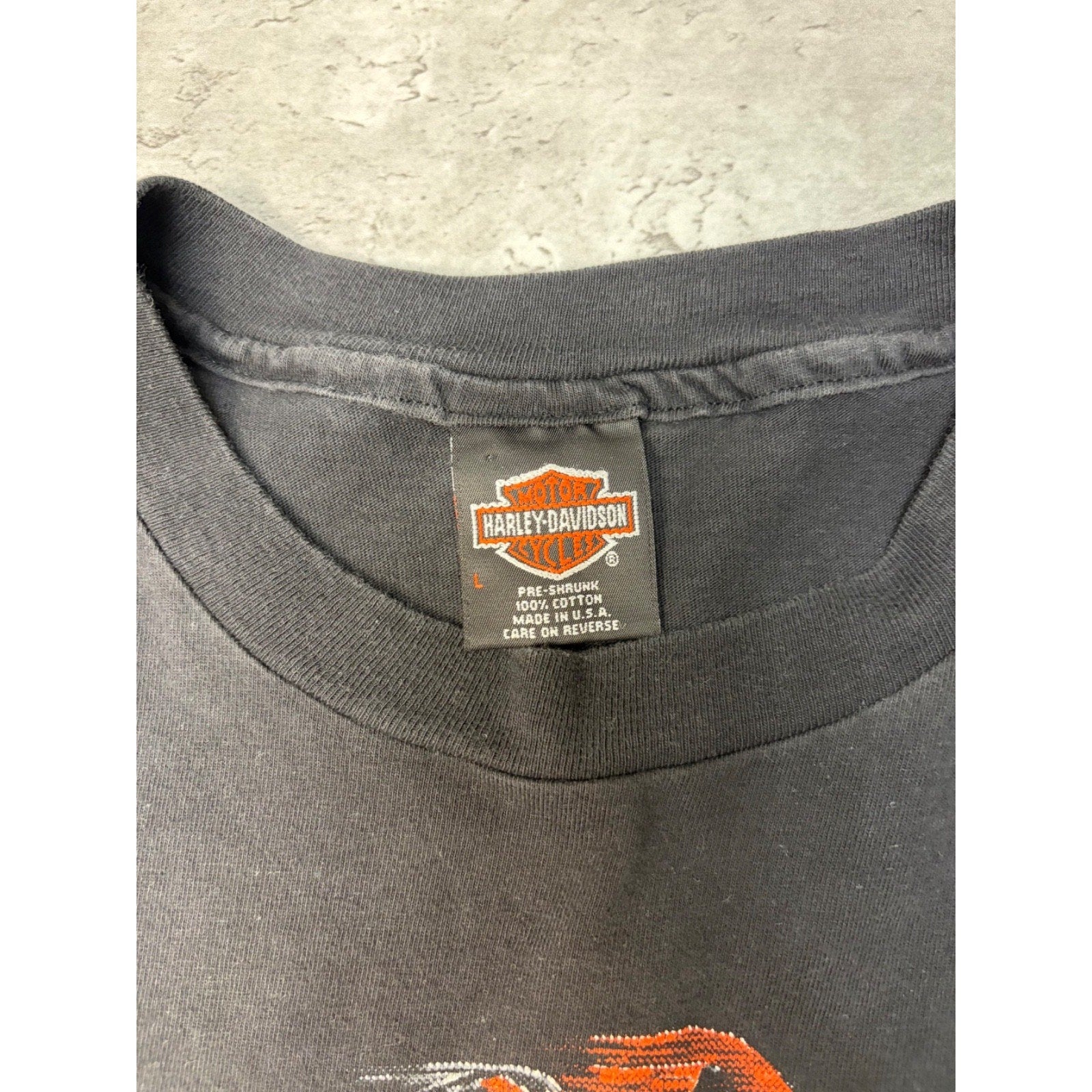 Vintage 1996 Harley Davidson Ride Hard Or Stay Home Motorcycle T-Shirt Sz Large