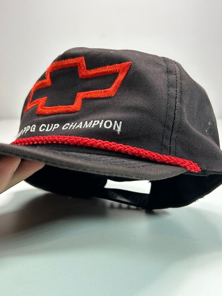 Vintage 1992 Chevrolet PPG Cup Champion Embroidered Logo Snapback Hat OSFA