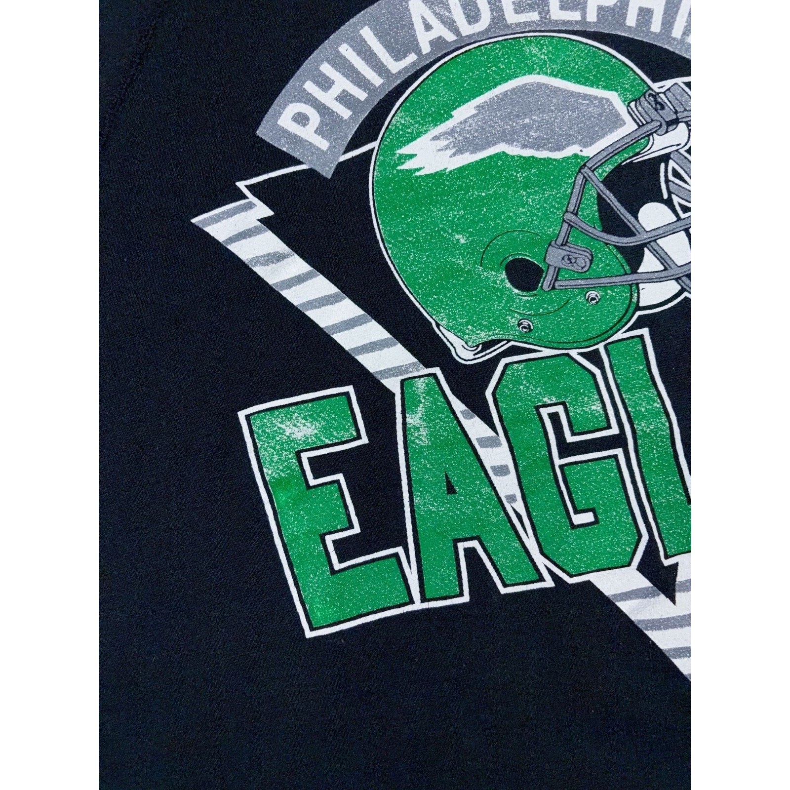 Vintage 80s/90s Philadelphia Eagles NFL Helmet Graphic Sweatshirt Size XL