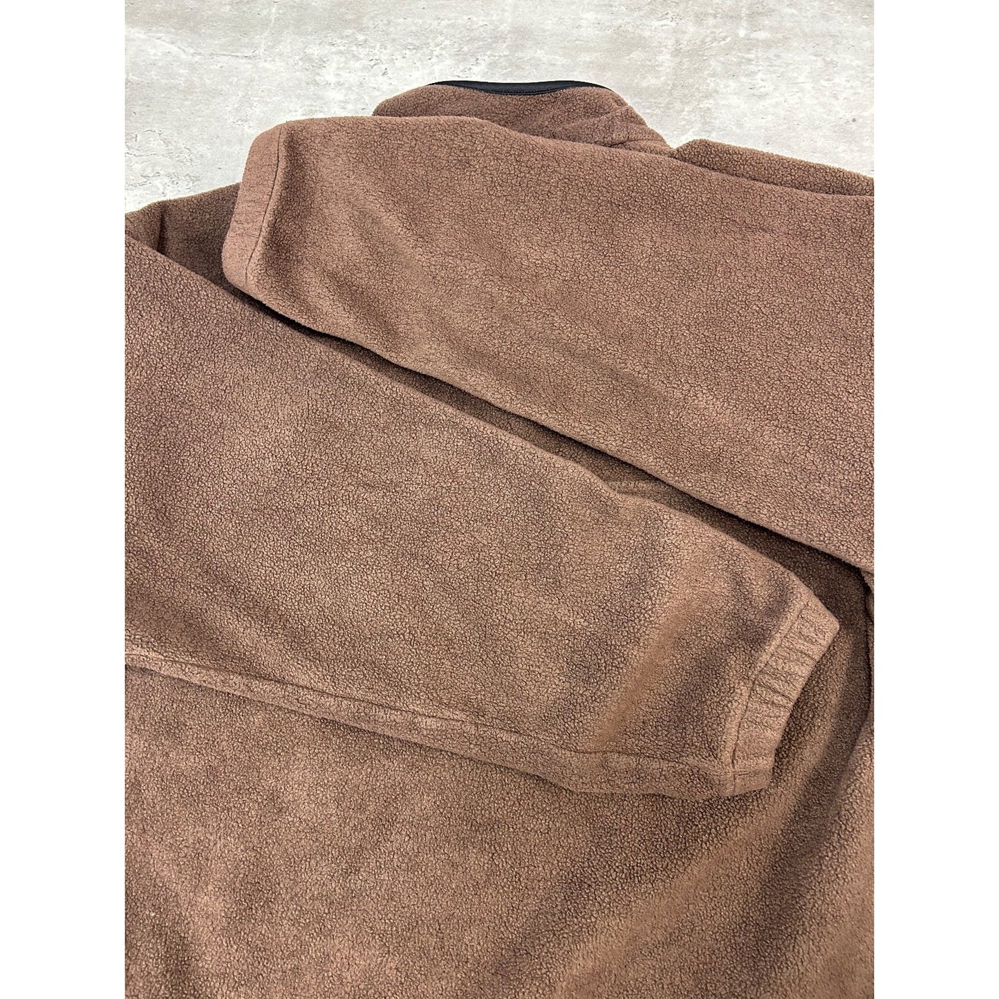 Vintage Cleveland Browns NFL Embroidered Spellout 1/2 Zip Fleece Sweatshirt XL