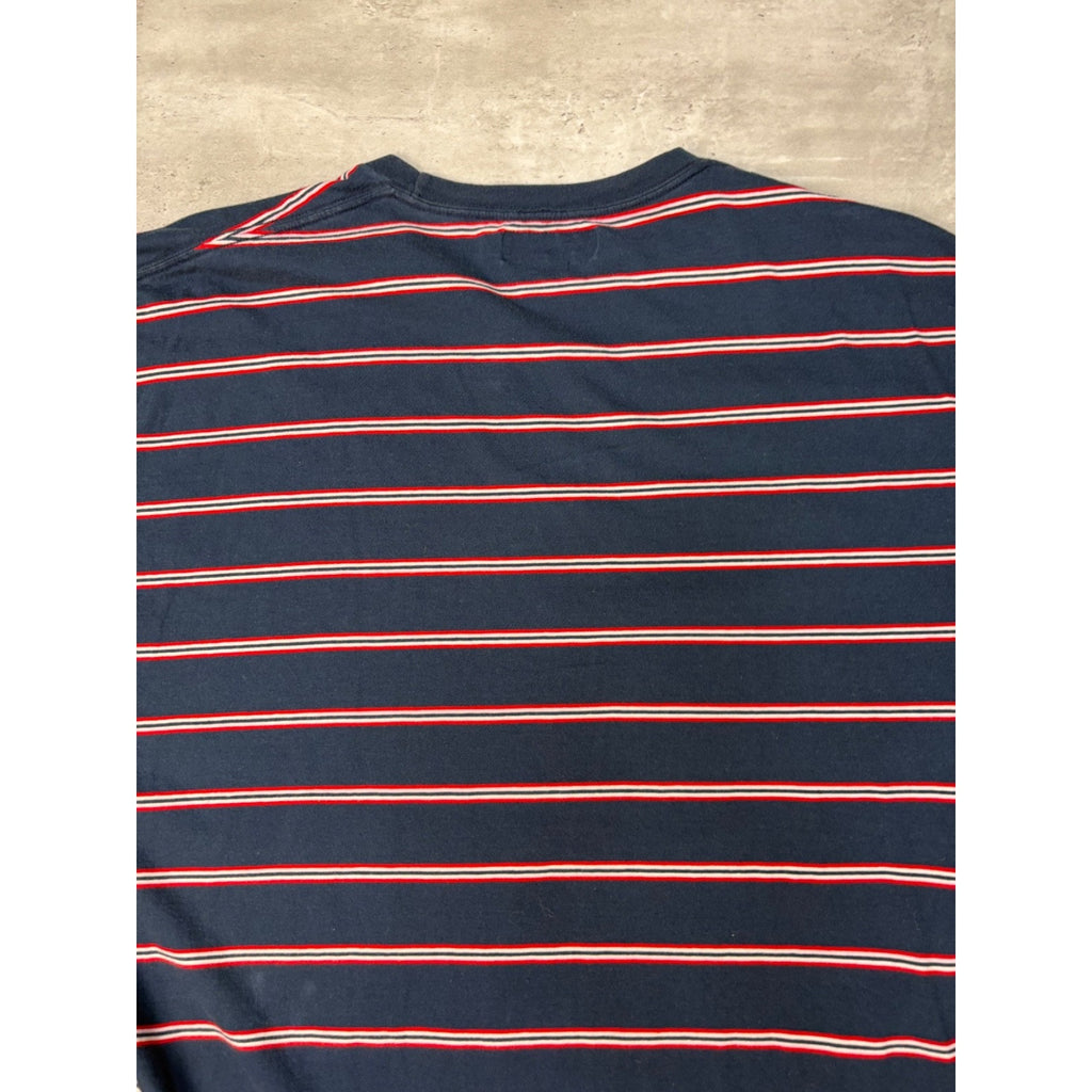 Vintage Polo Ralph Lauren Embroidered Pony Striped T-Shirt Size 2XL